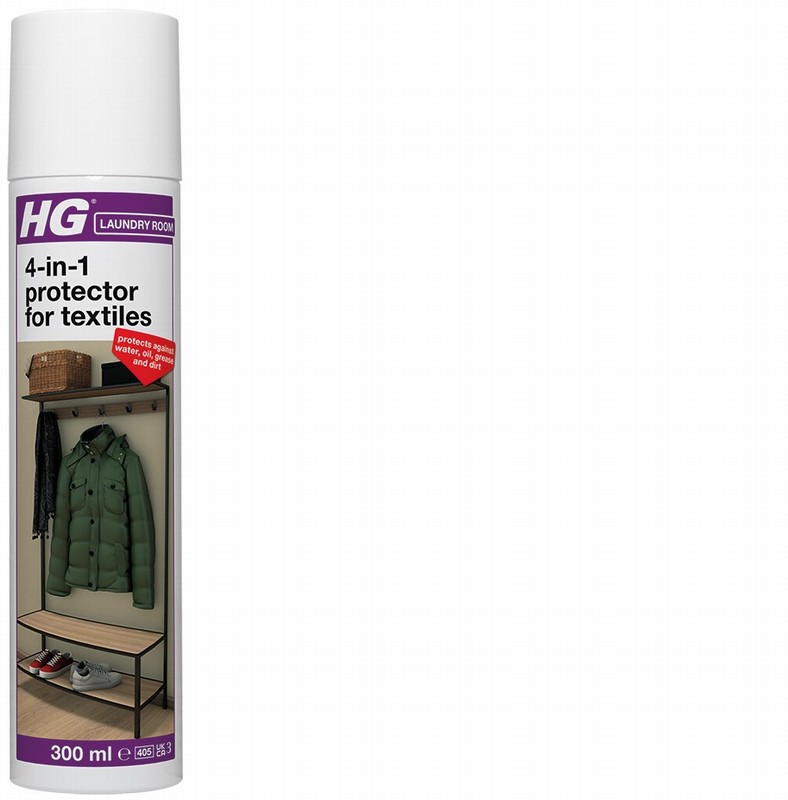 HG 4-in-1 Protector For Textiles (300ml) Waterproof Spray for Fabric