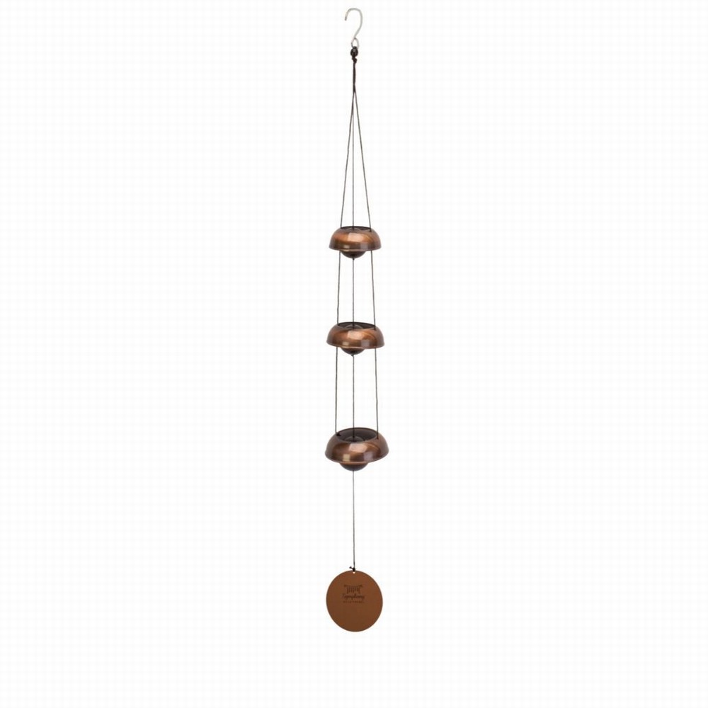 Zen Stainless Steel Wind Bells 66cm (26in) - Bronze Finish