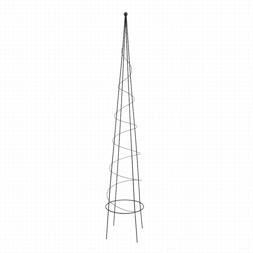 Spiral Obelisk 121cm - Black