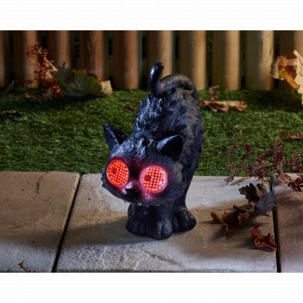 Halloween Blinkin' Scaredy Cat 24cm