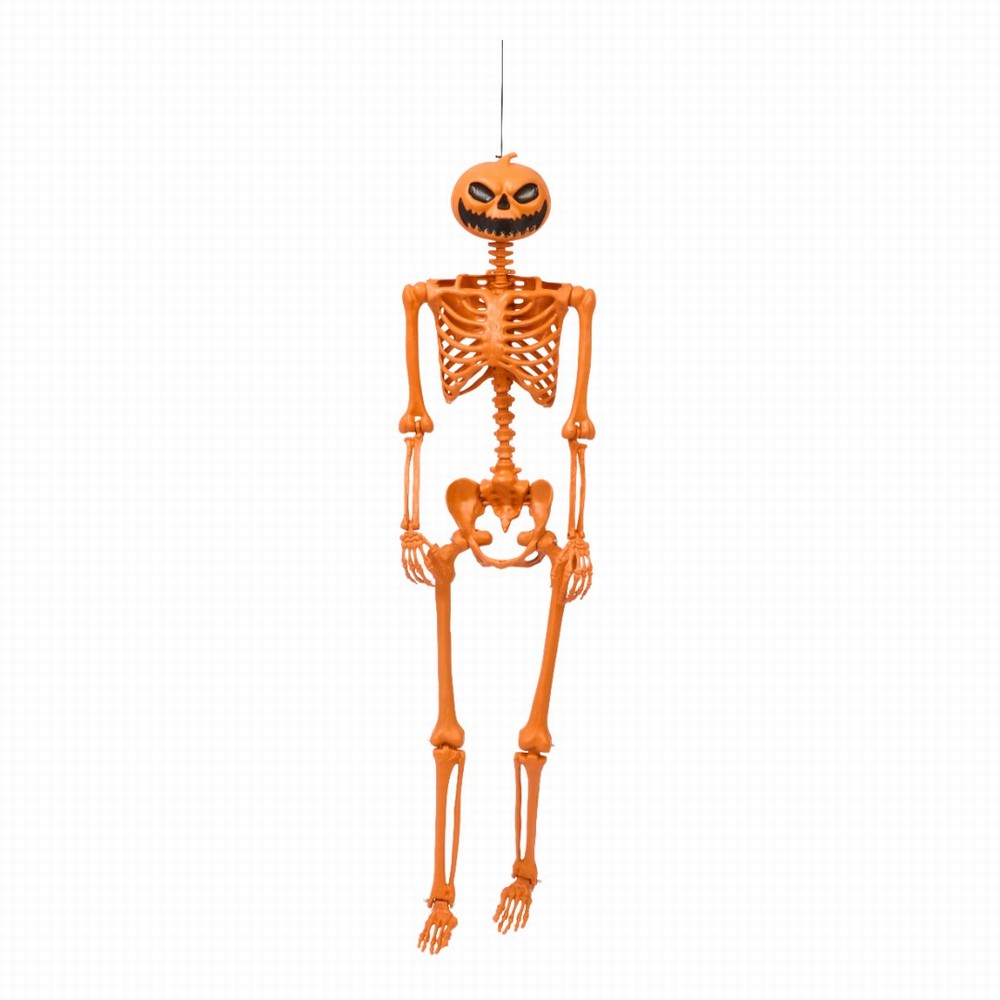 Halloween Pumpkin Skeleton Decoration 90cm