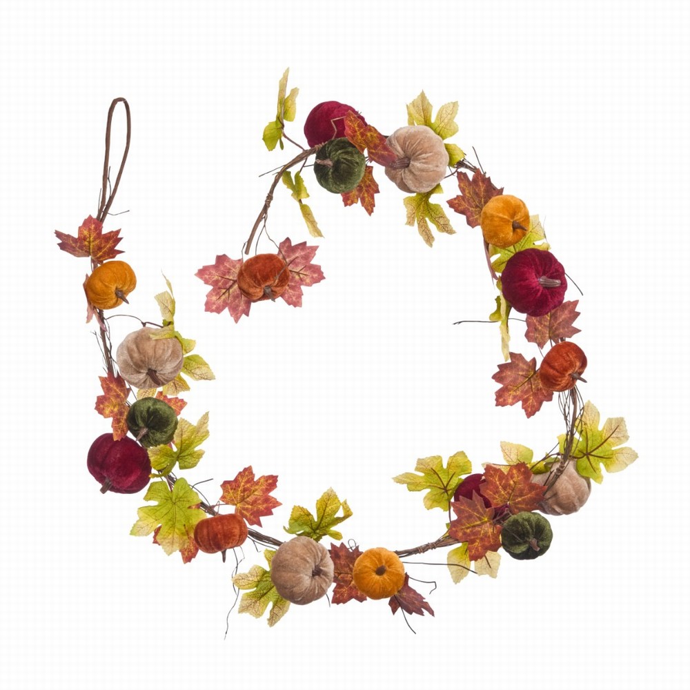 Autumn Decor Fall Minikin Pumpkin Garland 180cm