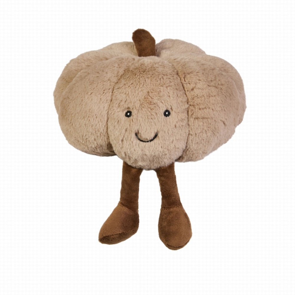 Autumn Decor PatchPal Plush Decoration 10cm - Taupe