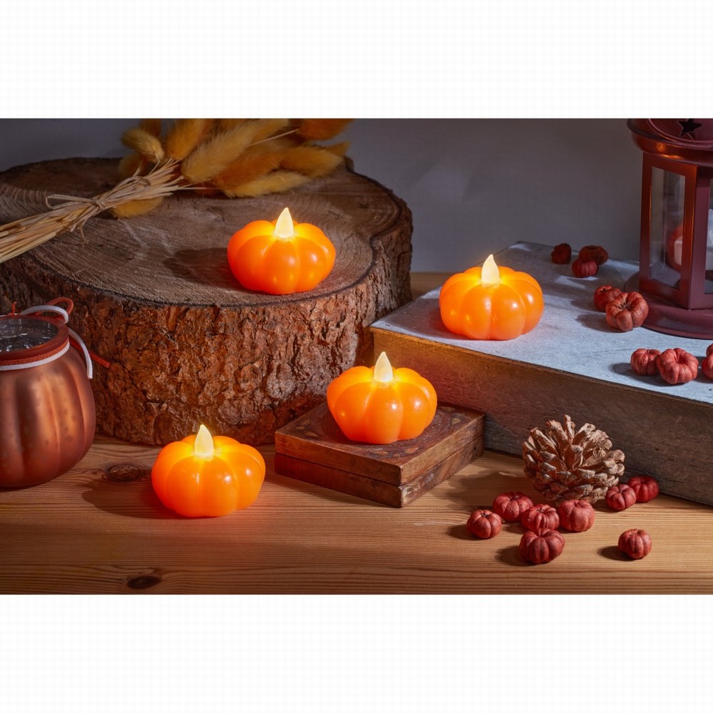 Autumn Decor MiniKin LED Candles Pack of 4 Warm White