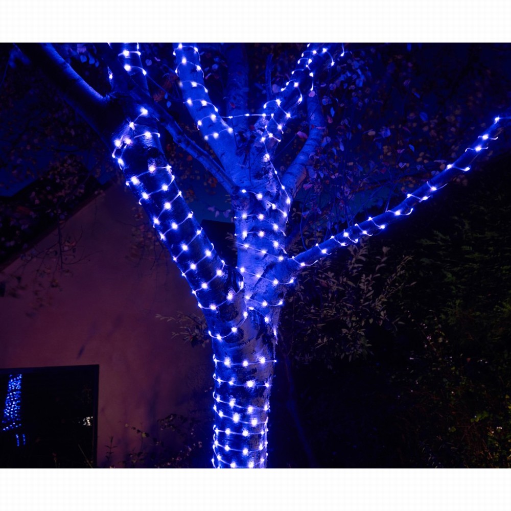 Eureka Lighting TwoTone String Lights - 500 LEDs - Orange/Purple