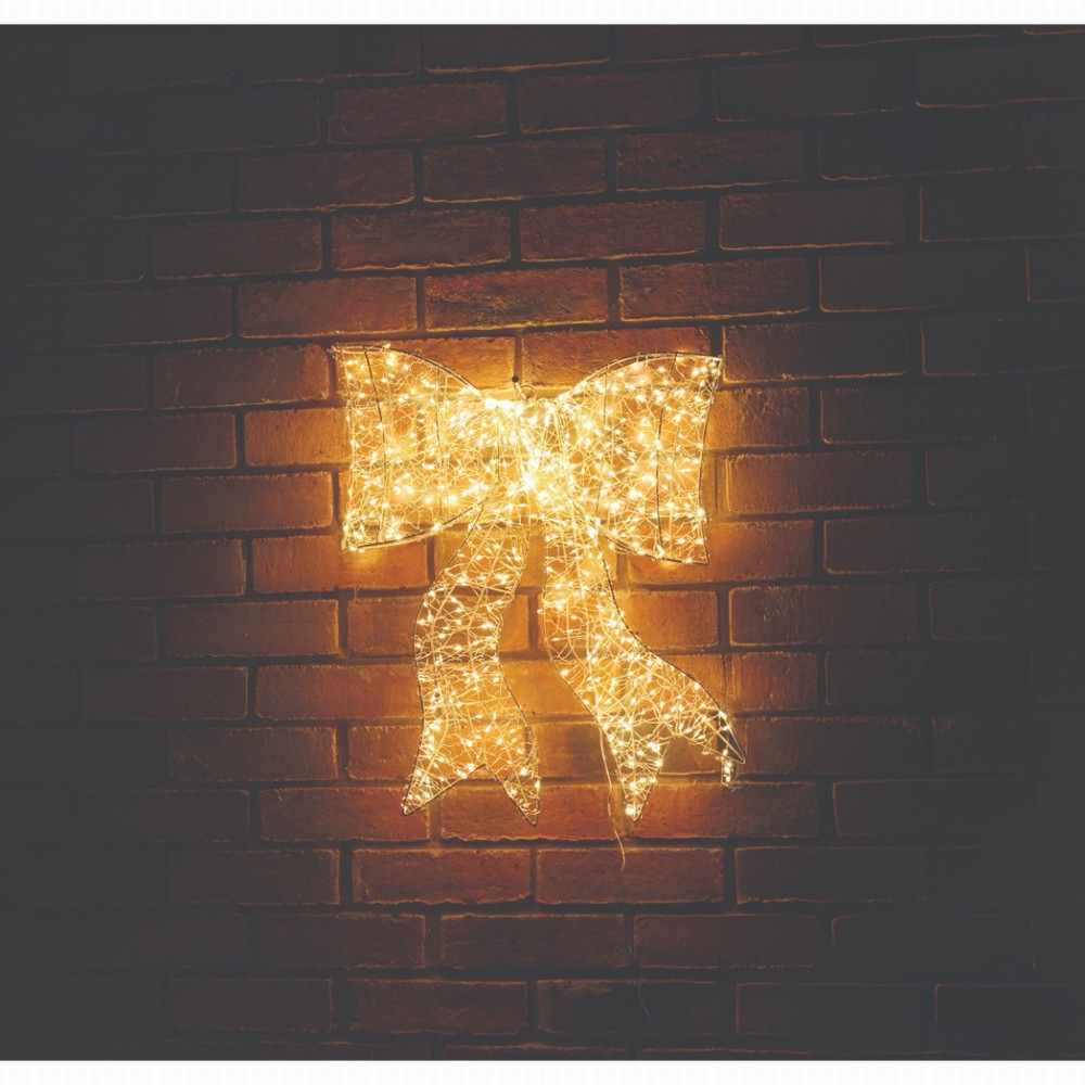 Three Kings 650 LED Galaxy Bow - Warm White 40cm