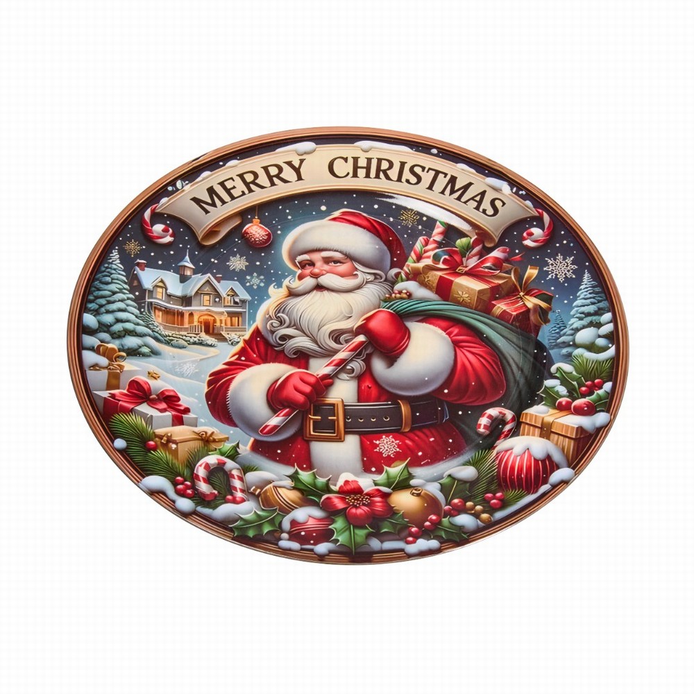 Three Kings Santa Claus DecorPlate - 33cm