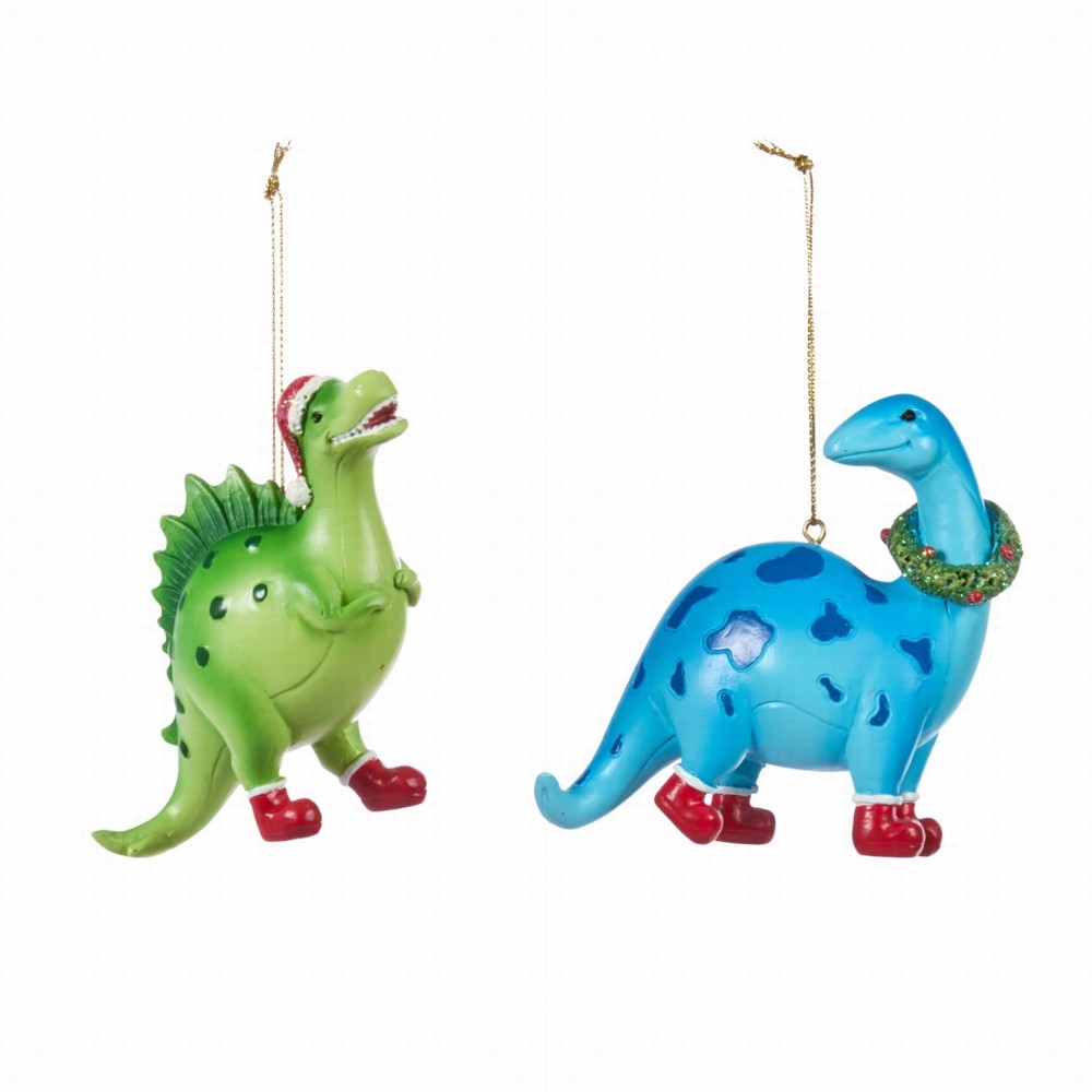 Three Kings Dinosaur Christmas Tree Decoration 9cm