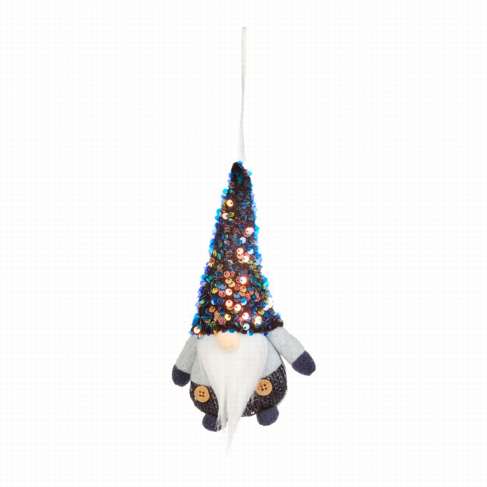 Three Kings GlamJonk - Navy Christmas Tree Decoration 17cm