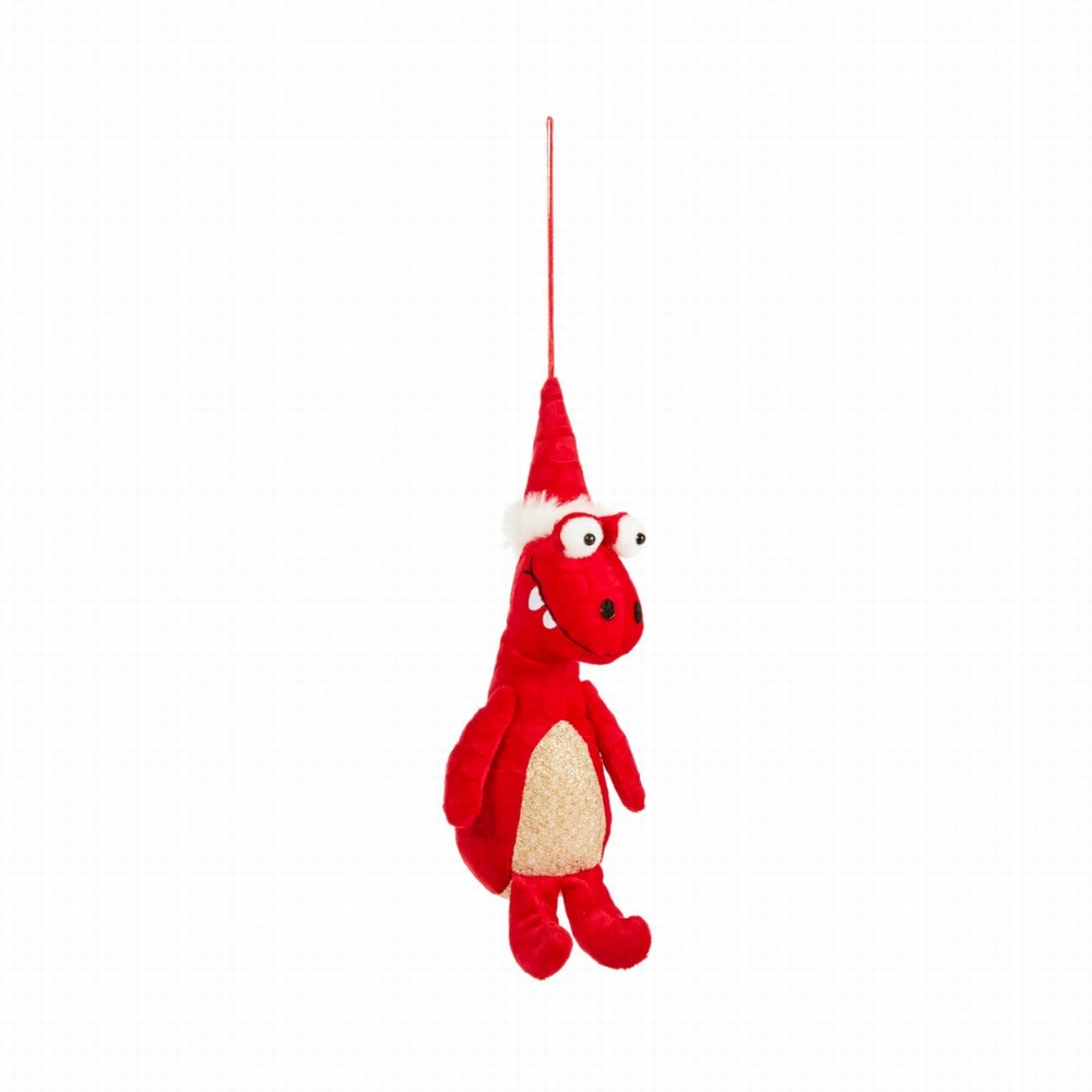 Three Kings Dino - Red Christmas Tree Decoration 20cm