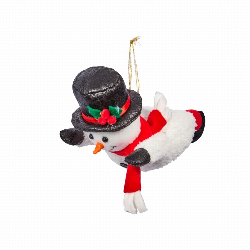 Three Kings Flying Snowman Christmas Tree Decoration 22cm