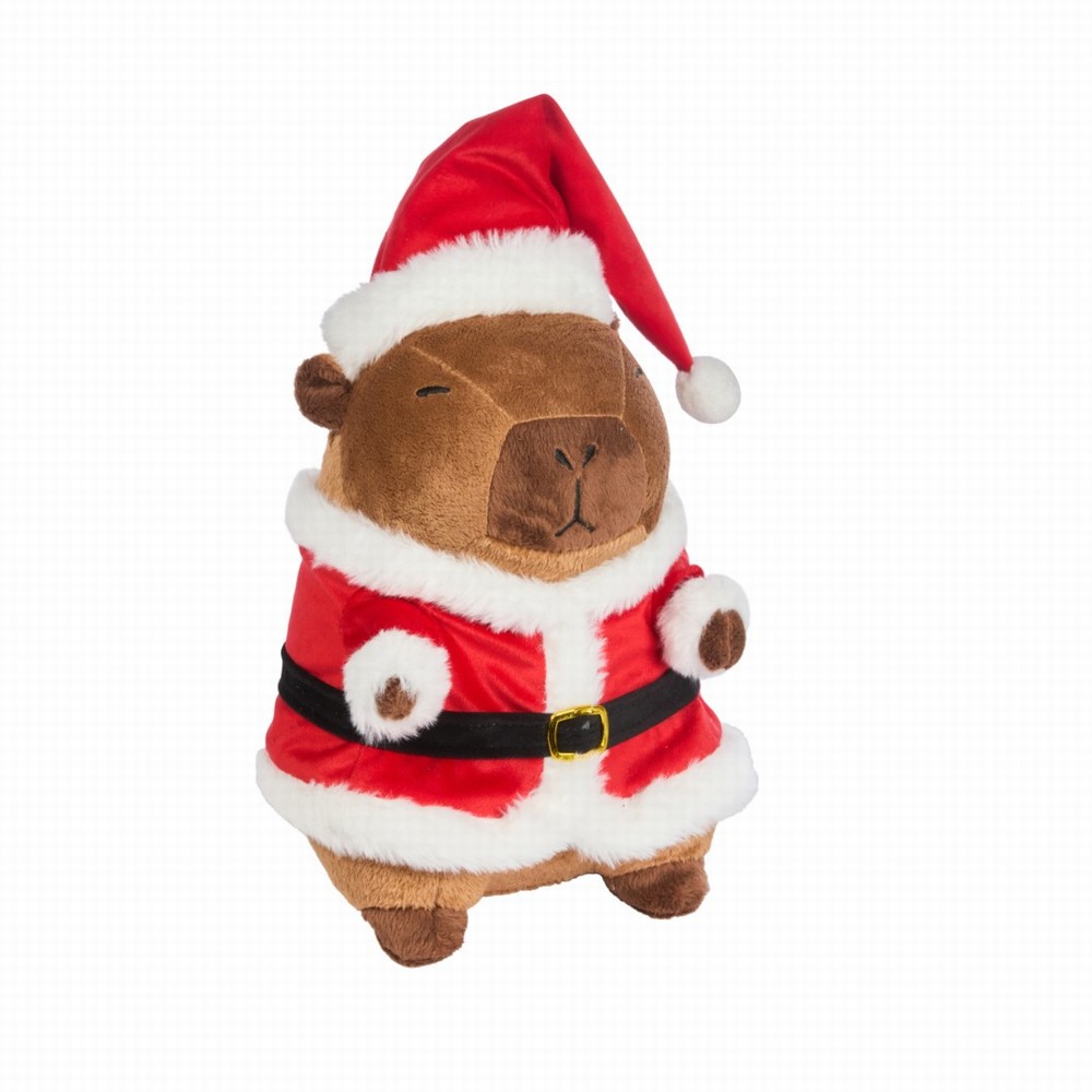 Three Kings Santa Capybara Plush Christmas Decoration 30cm