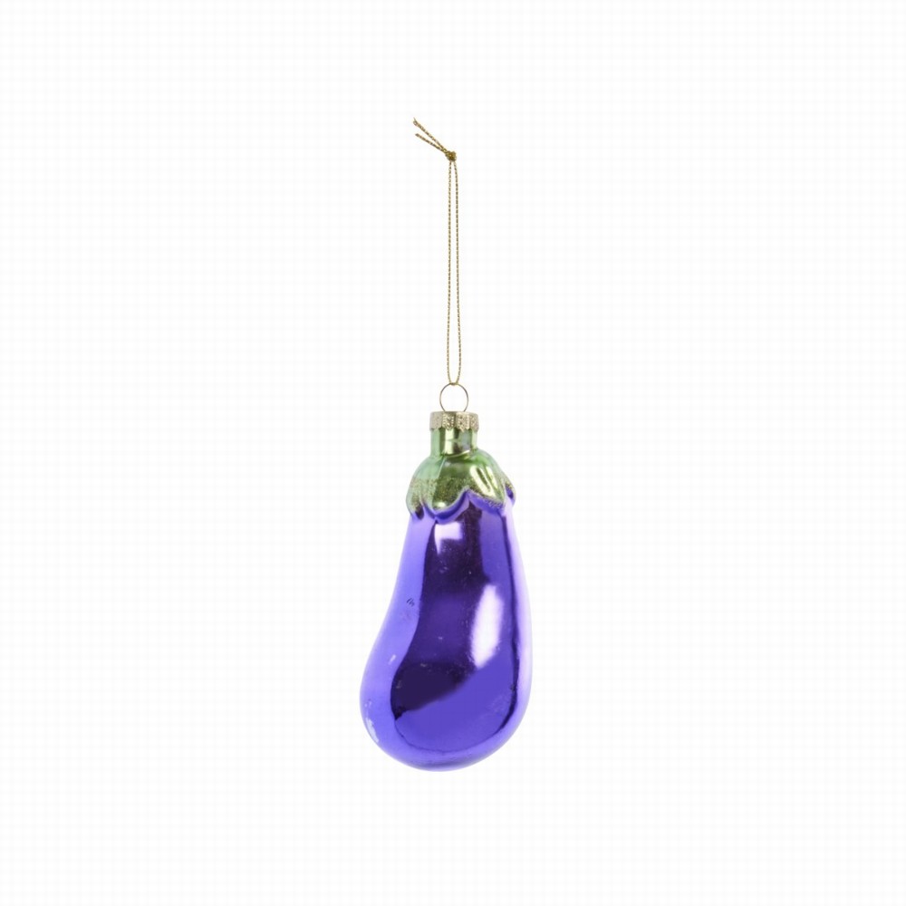 Three Kings Aubergine Christmas Tree Decoration 10.8cm