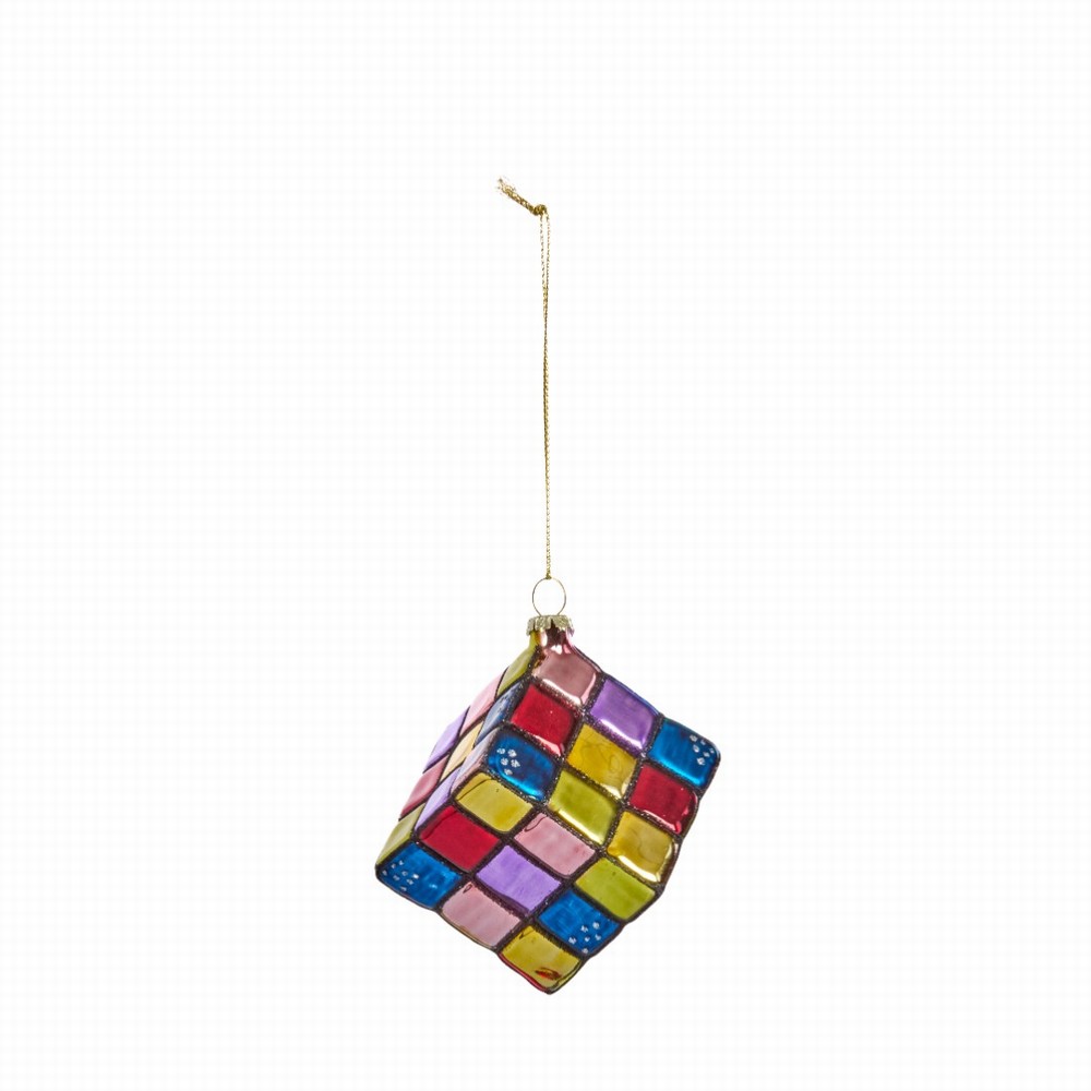 Three Kings Puzzle Cube Christmas Tree Decoration 5.5cm