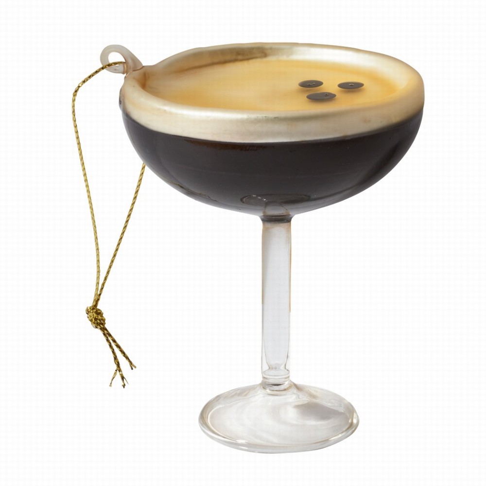 Three Kings Espresso Martini Christmas Tree Decoration 9.2cm