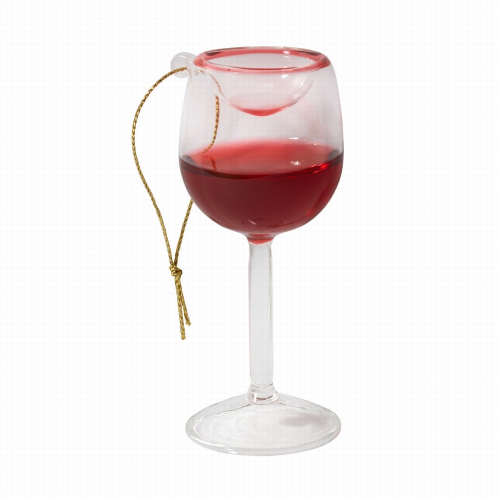 Three Kings Red Wine Christmas Tree Decoration 9.2cm