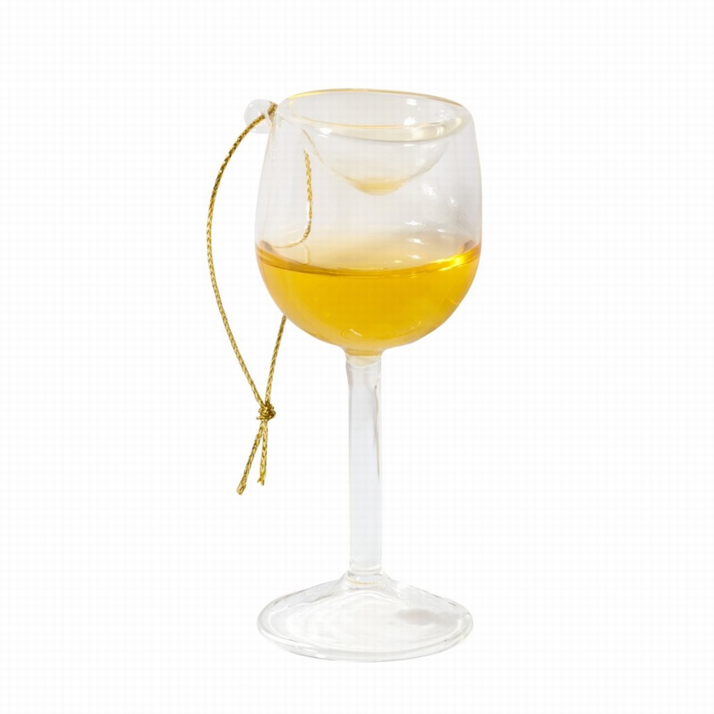 Three Kings White Wine Christmas Tree Decoration 9.2cm