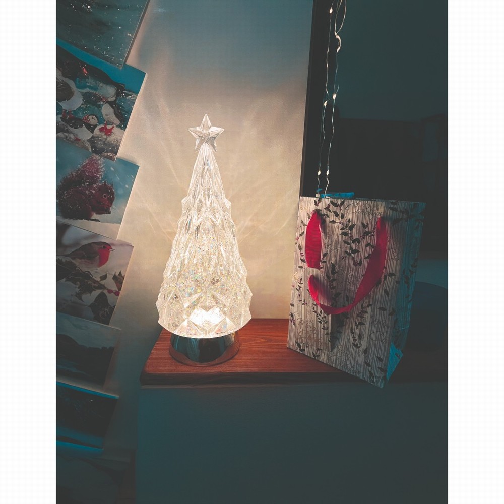 Three Kings SnowSwirl TreeTwirl Glitter Lantern 29.5cm