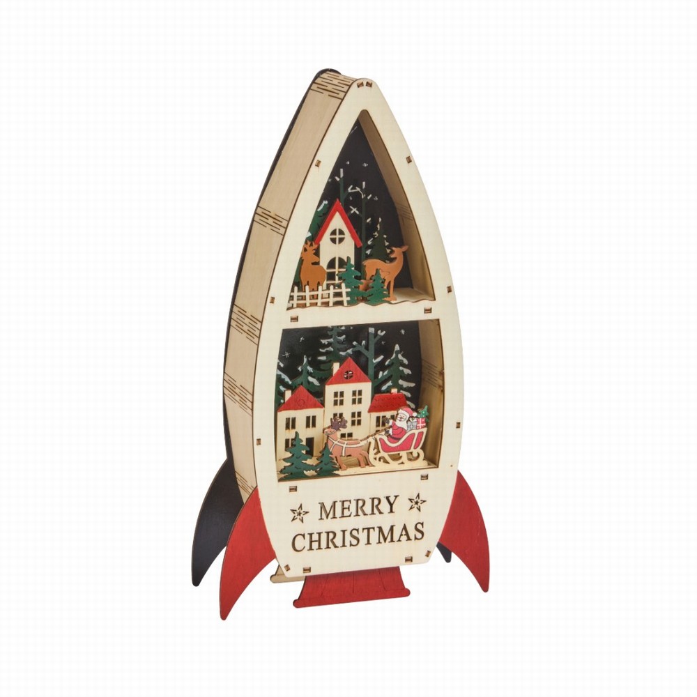 Three Kings InLit Santa in Space 29.5cm