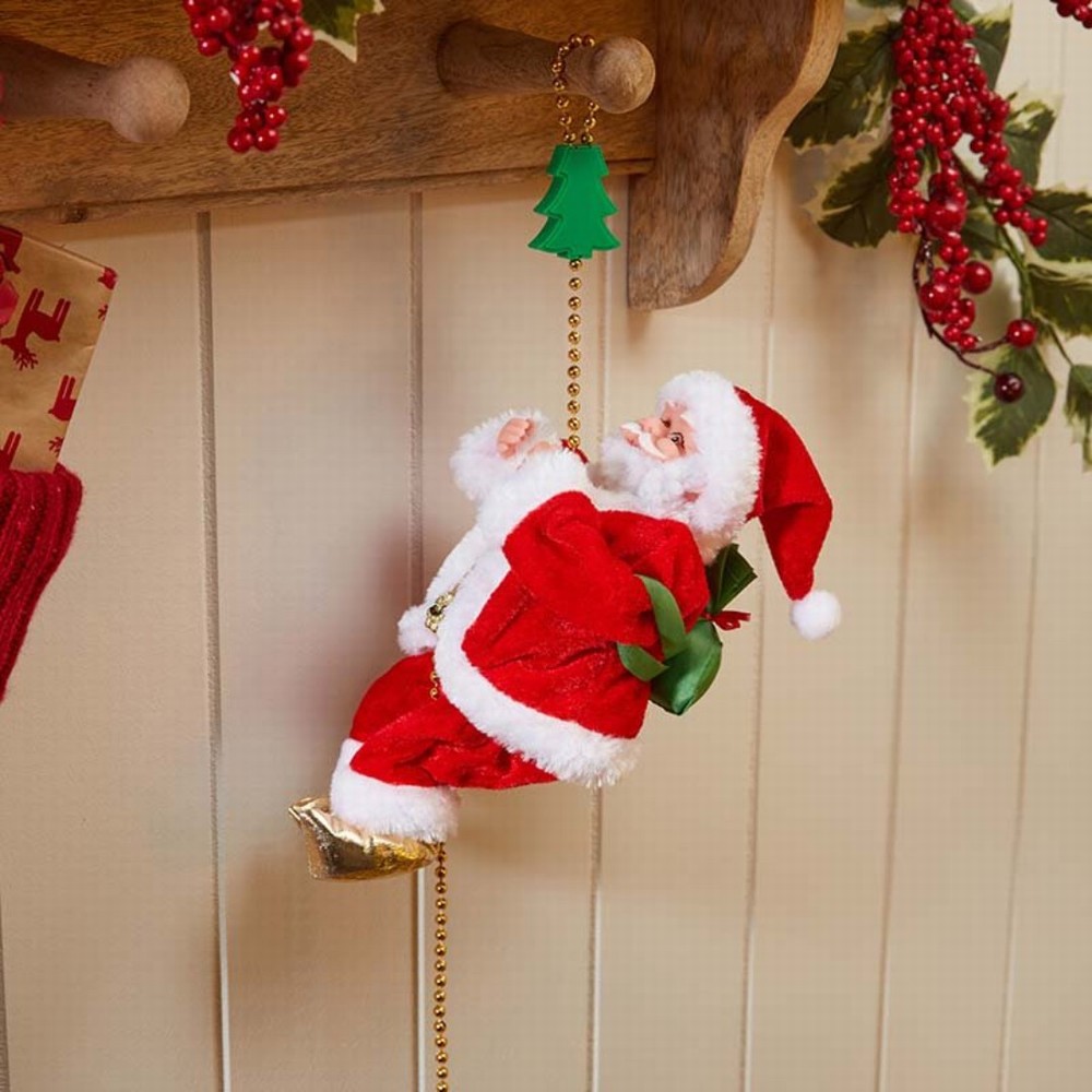 Three Kings Rope-Climbing Santa 106cm