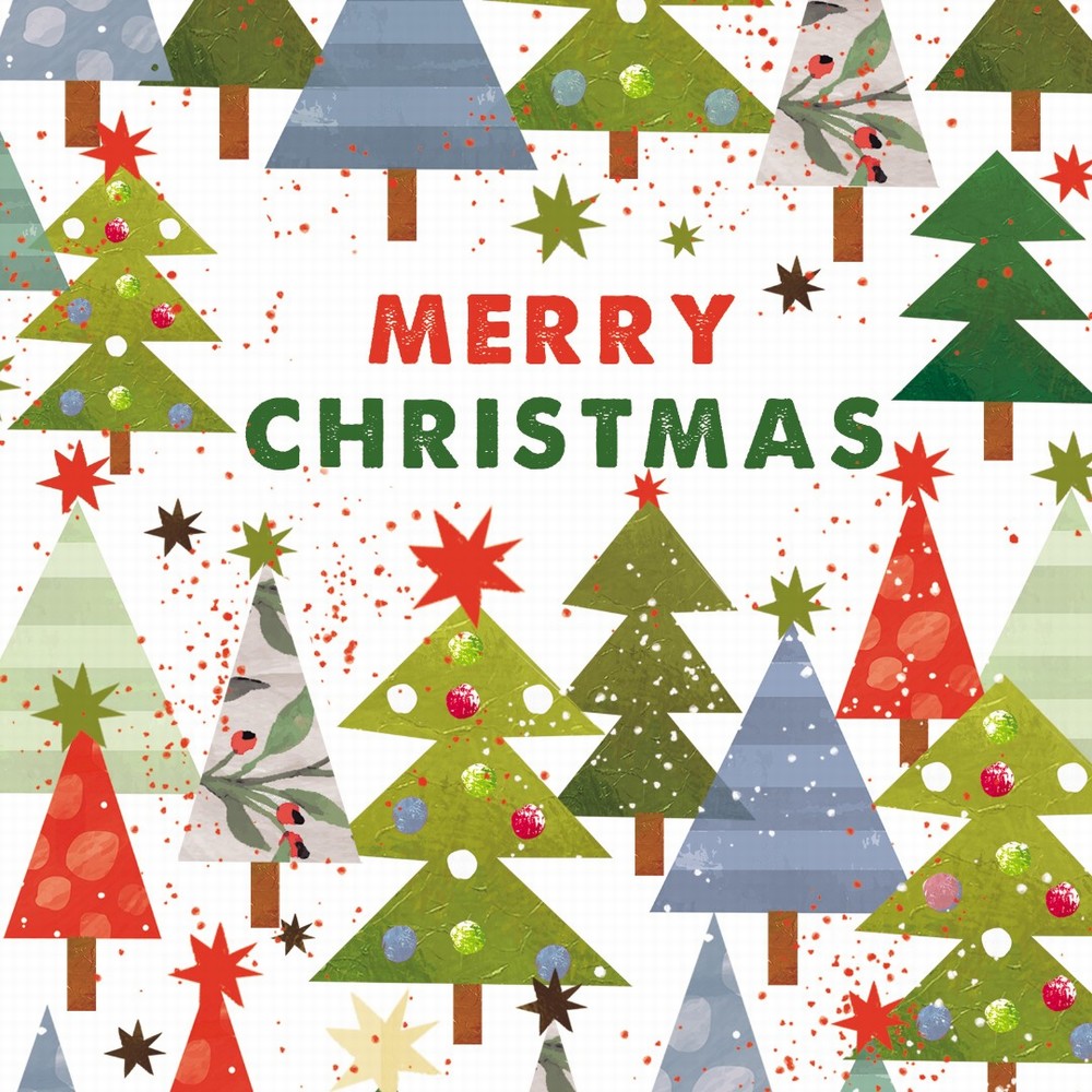 Pack of 6 Charity Christmas Cards - Festive Forest