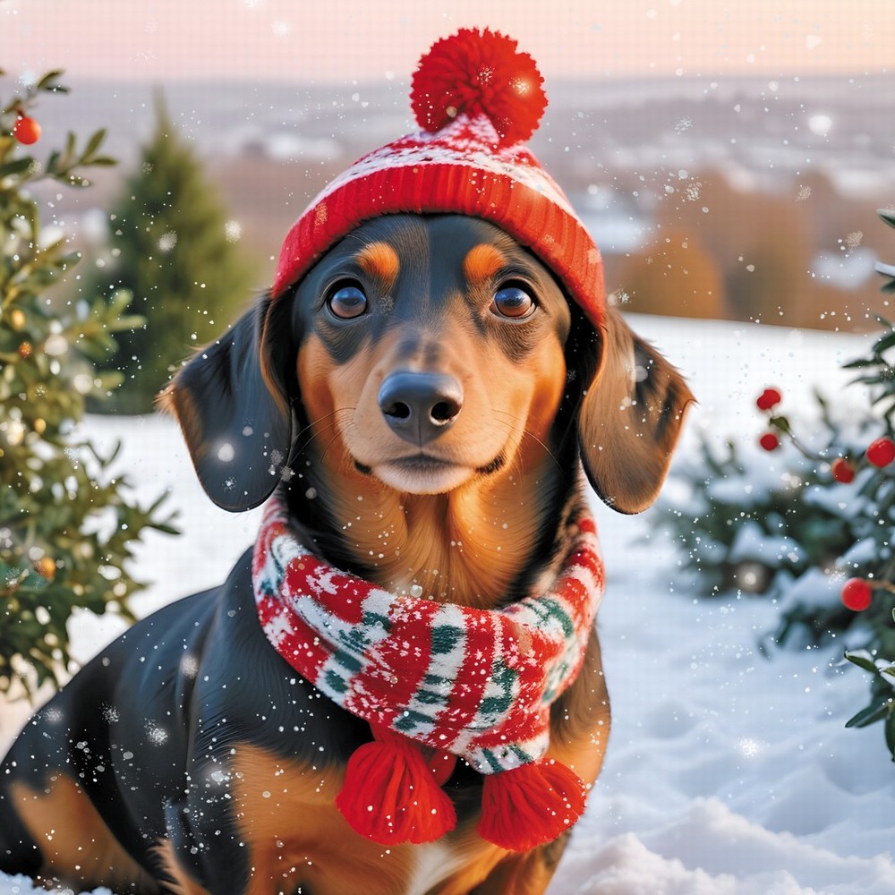 Pack of 6 Charity Christmas Cards - New Hat & Scarf