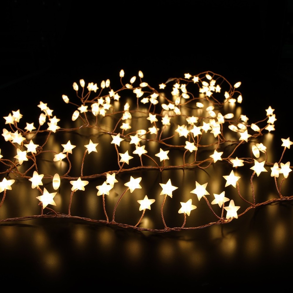 NOMA 180 Multifunction Frosted Micro Star Lights - Warm White