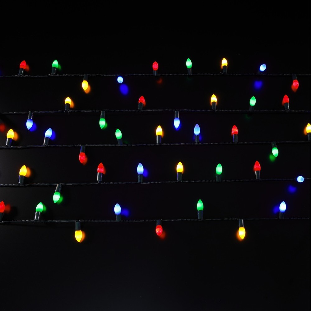 NOMA 19.12m 240 Multicolour Mini Cone Lights - Low Voltage