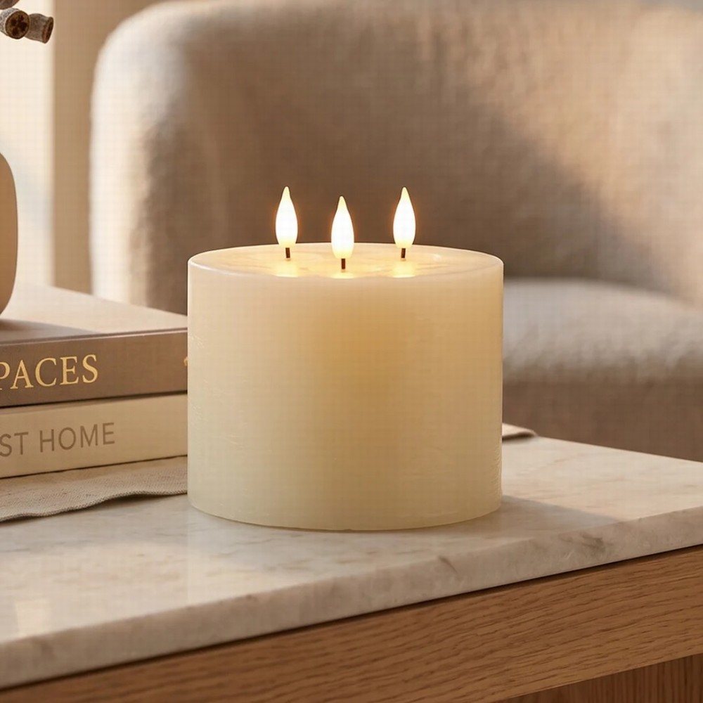 NOMA Alderbrook Ivory 10cm Multi Wick Candle