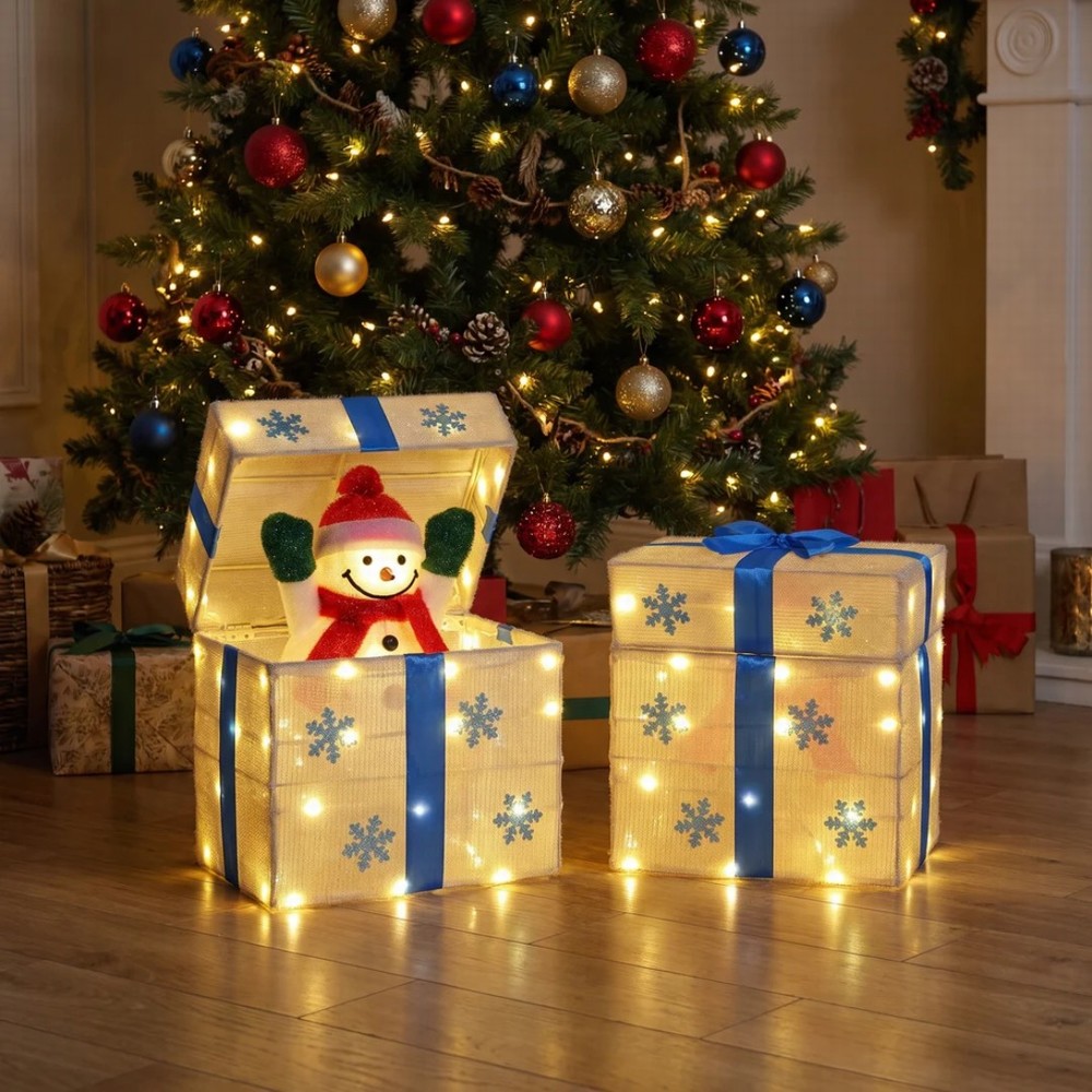 NOMA 30cm Pop-Up Snowman Parcel