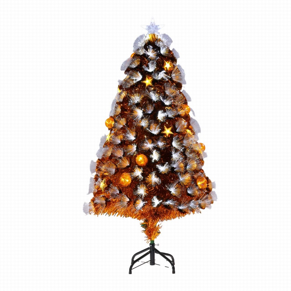 NOMA 90cm Copper Starburst Tree with White Stars