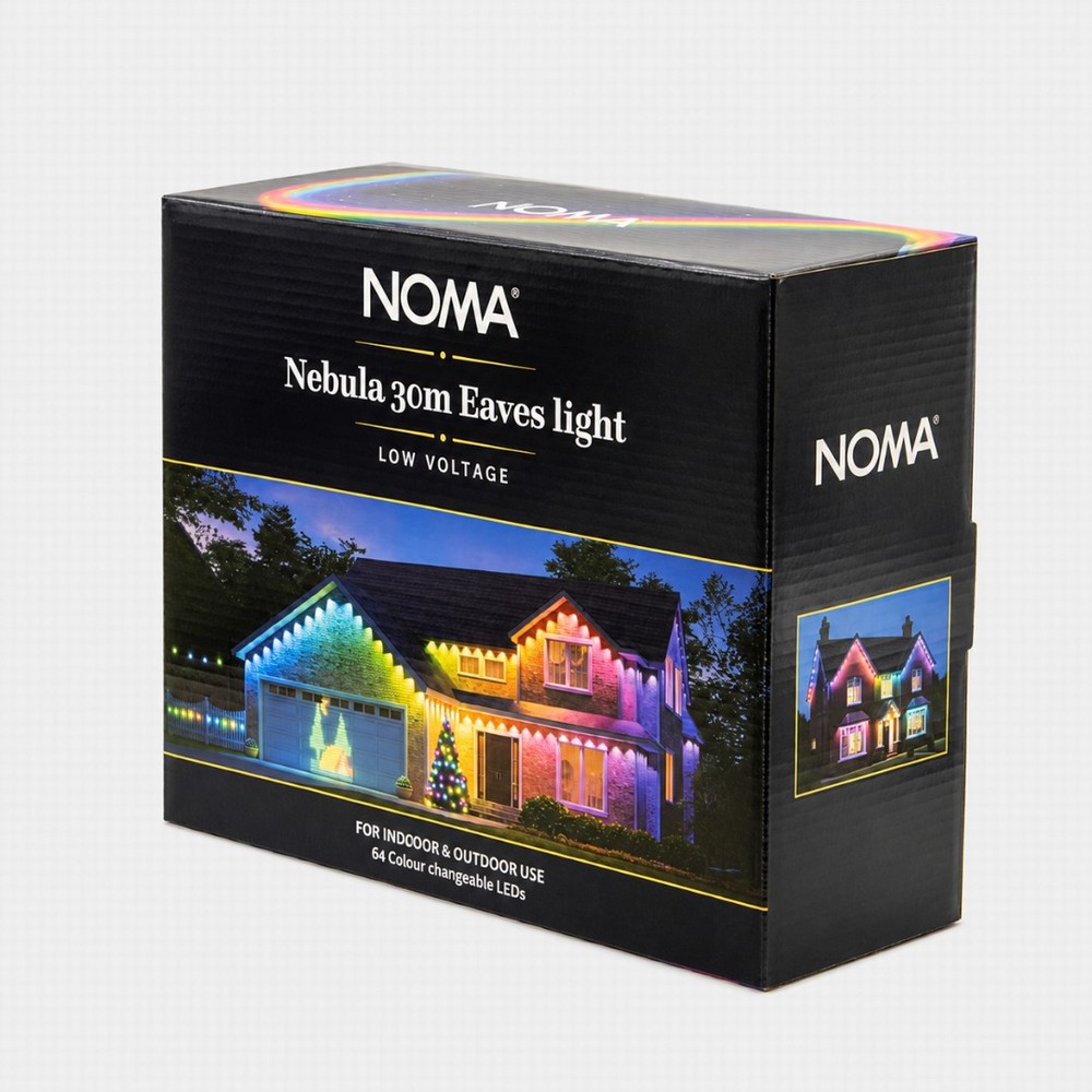 NOMA 30m Nebula Plus Eaves Lighting System - White Cable