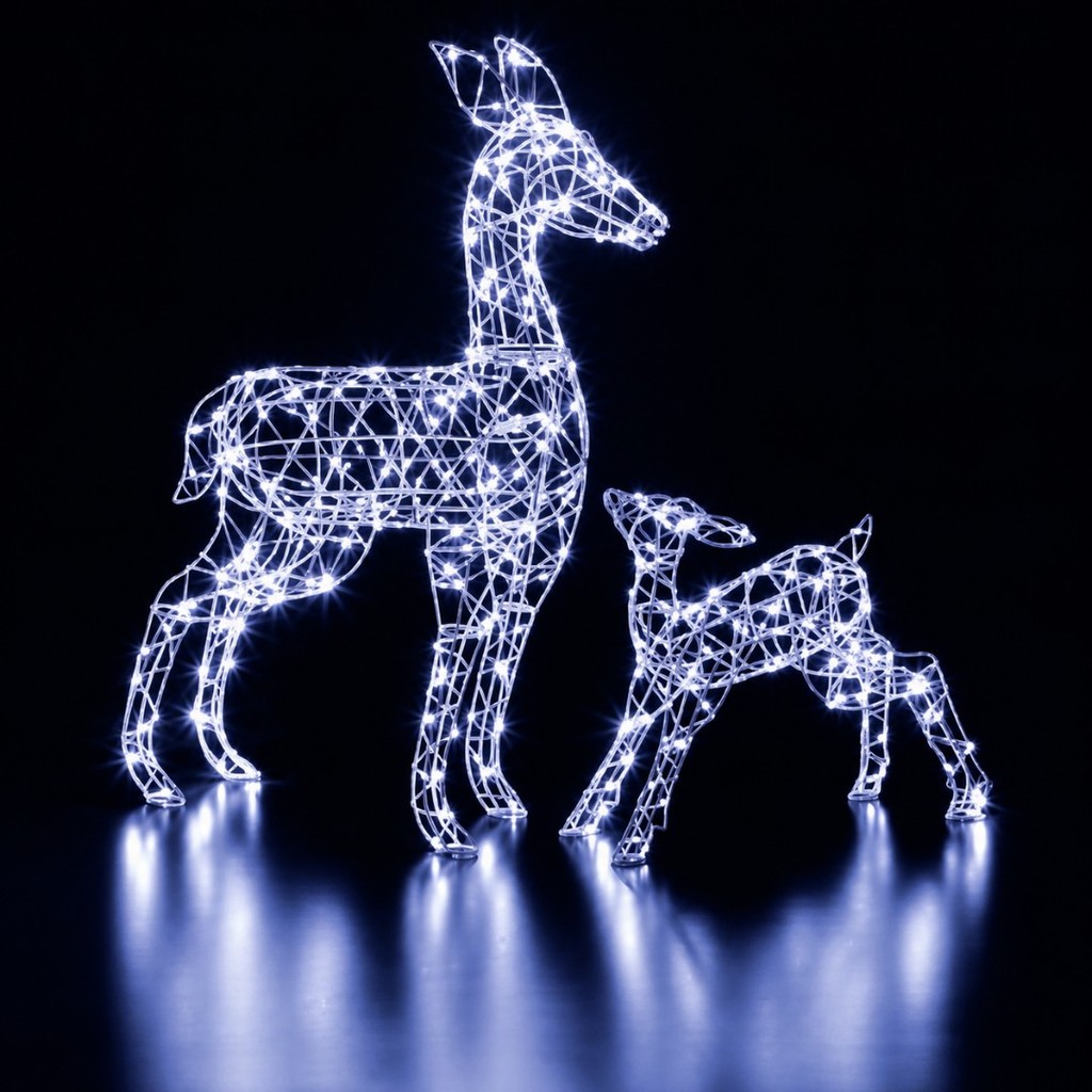 NOMA 90cm Flexi Light Richmond Deer & Fawn - 350 White LEDs