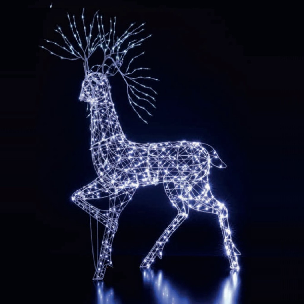NOMA 2m White Flexi Highland Stag with Branch Antlers