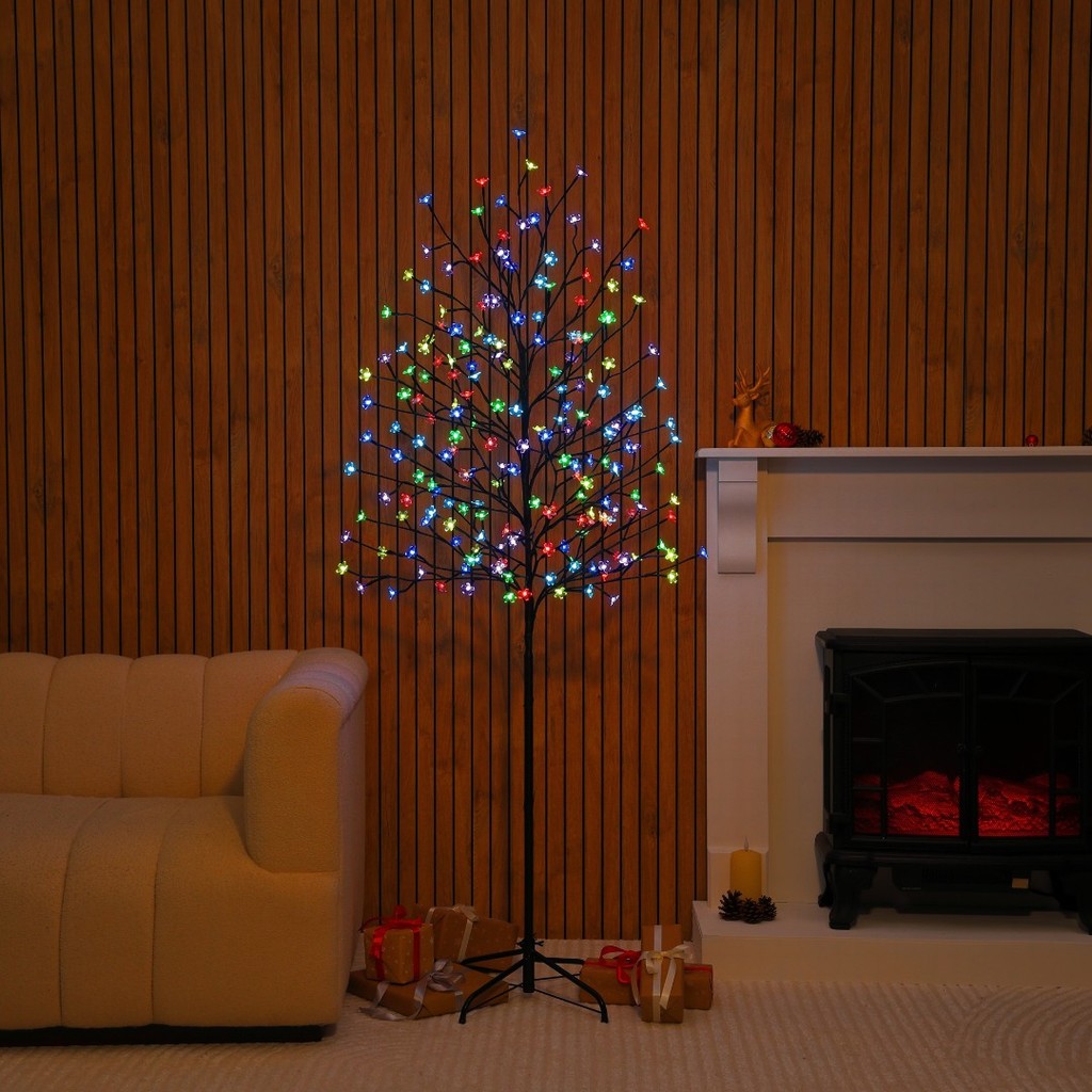 NOMA 180cm Nebula Cherry Blossom Colour Changing Twig Tree